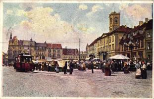 Ústí nad Labem, Aussig an der Elbe; tram (fa)