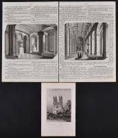 1858, 1861 L. Rohbock: A fóti szentegyház, Vasárnapi újság. Acélmetszet. A fóti templom belseje. Fametszet
