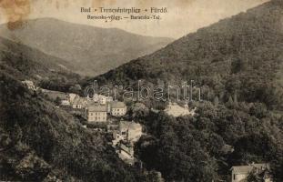 Trencsénteplic-fürdő, Trencianske Teplice; Baracska völgy, Wertheim Zsigmond kiadása / valley