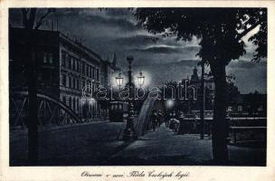 Olomouc, bridge, tram, night (EK)