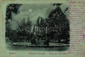 Versec, Werschetz; Városliget / Stadtpark / park (Rb)