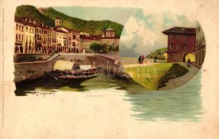 Canobbio, Lago di Maggiore, Meissner & Buch 'Lago Maggiore' Serie 1064 litho s: Prosdocimi