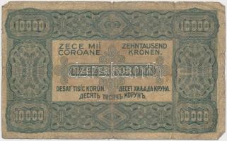 1923. 10.000K "Orell Füssli Zürich", "80 FILLÉR - NYOLCVAN FILLÉR" felülbélyegzé...