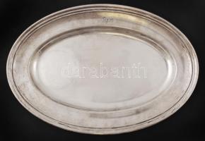 Dekoratív fém tálca, "Upor" felirattal,  37,5×25 cm