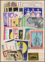 100 db klf, nagyrészt nagyalakú politikai és mozgalmi gyufacímke