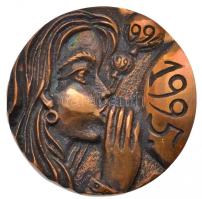 Rajki László (1939-) 1995. "BUÉK" Br emlékérem (49mm) T:2