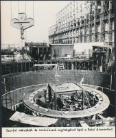 Épül a Paksi erőmű fotó, 24x20cm