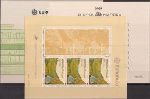 1981-1989 7 klf Europa CEPT blokk 1981-1989 7 Europa CEPT blocks