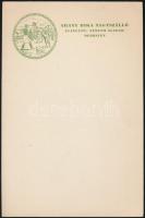 cca 1925 Arany Bika Nagyszálló, Debrecen, kitöltetlen étlap? 16x11cm