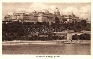 Budapest I. Királyi vár, gőzhajó