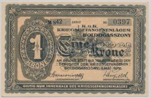 Boldogasszony / hadifogolytábor 1916. május 1. 1K arab sorozat és sorszámmal T:I,I-