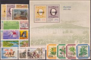 1980-1983 17 stamps + 1 block, 1980-1983 17 db bélyeg és 1 blokk