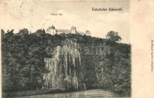 Gács, vár, kiadja Redlinger Ignácz / castle (EK)