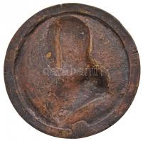 Franciaország DN "Bonaparte Napóleon" aranyozott Br plakett (105mm) T:2-
France ND "N...