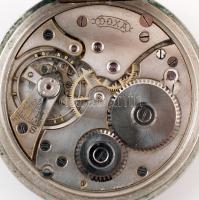 cca 1900 Doxa márkájú zsebóra. Működő állapotban, számlapon  apró hajszálrepedéssel, hozzá lánccal /...