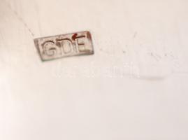 Ezüst (Ag) gyűrű geometrikus mintával / Silver ring 8g