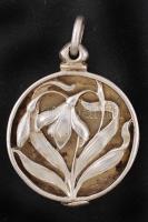 Ezüst (Ag) fényképtartó, kinyitható medál / Silver photo holder 8g 0,925