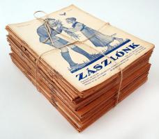1929-37 Zászlónk, főszerkesztő: Sík Sándor, 63 száma vegyesen, nem komplett évfolyamok