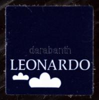 Leonardo üveg tál, formába öntött, jelzett, d:28 cm