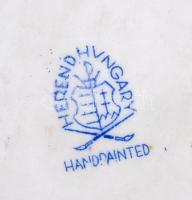 Herendi Kakas Marci, kézzel festett, jelzett, hibátlan, m:14 cm, h:17 cm