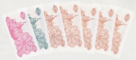 Ukrajna 1991. 1K (5x) + 3K + 10K T:I
Ukraine 1991. 1 Karbovanets (5x) + 3 Karbovanets + 10 Karbovane...