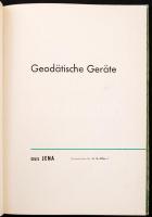 1955 Jena Optika ismertető nyomtatvány német nyelven.  Geodätische Geräte aus Jena - Nivelliere, The...