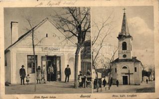 Sarród, Tóth Ignác üzlete, Római katolikus templom (EK)