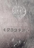 Omega másodperc mutatós zsebóra, működik, sérült számlap, jelzett, fém, d:5 cm