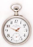 Doxa Anti Magnetique zsebóra, Milánó 1906, fém, működő, számlapon apró hajszálrepedéssel  d:7cm