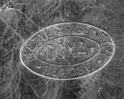 Doxa Anti Magnetique zsebóra, Milánó 1906, fém, működő, számlapon apró hajszálrepedéssel  d:7cm