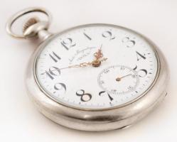 Doxa Anti Magnetique zsebóra, Milánó 1906, fém, működő, számlapon apró hajszálrepedéssel  d:7cm