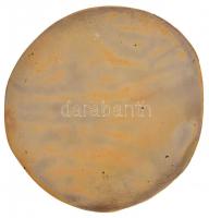 ~1960. Magyar Hajózási Részvénytársaság "MHRT Hűségért - Munkáért" Br plakett (95-100mm) e...