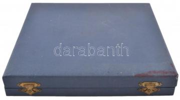 ~1960. Magyar Hajózási Részvénytársaság "MHRT Hűségért - Munkáért" Br plakett (95-100mm) e...