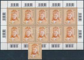 Bertha von Suttner bélyeg + kisív, Bertha von Suttner stamp + mini sheet