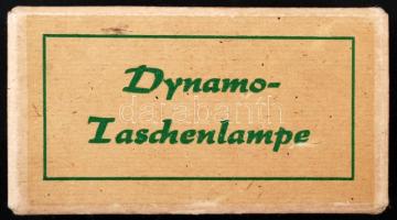 Gebr.Schmidt dinamós zseblámpa, eredeti dobozában, működőképes állapotban, használati útmutatóval /
...