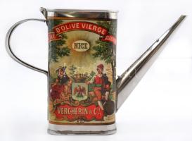 Huile D'Olive Vierge olaj kiöntő, fém, fedél nélkül, 13x7x5cm