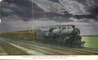 7 db RÉGI amerikai városképes lap, érdekesebb darabokkal, vegyes minőség / 7 old American town-view ...