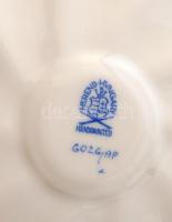 Herendi Apponyi mintás porcelán bonbonier, hibátlan, jelzett, d: 16 cm, m: 10 cm