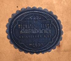 cca 1860 Fotótörténeti érdekesség: Kromotípia (részben olaj vagy akvarellfestést is alkalmazó, térbe...