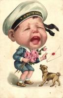 30 db RÉGI motívumlap pár lithoval, vegyes minőség; művész, üdvözlő, humor / 30 old motive cards wit...