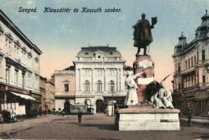 Szeged, Klauzál tér, Kossuth szobor (EK)