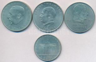 NDK 1971A 5M "Berlin" + 1971. 20M Cu-Ni "Heinrich Mann" + 1971A 20M "Ernst ...