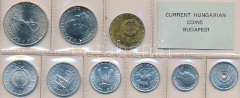 1981. 2f-10Ft 9db klf érmés forgalmi sor fóliatokban T:1