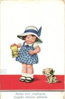 Hiába van erszényem, hogyha nincsen pénzem. / Child humour, dog s: John Wills (EK)