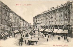 Milano, Milan; Via Dante / street