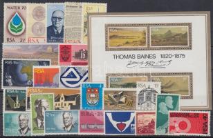 1966-1975 23 db bélyeg, közte teljes sorok + 1 db blokk, 1966-1975 23 stamps with sets + 1 block