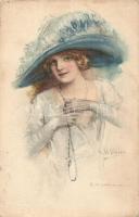 Lady with hat s: Ditzler