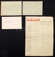 1936-1941 Cserkészettel kapcsolatos vegyes iratok: a Magyar Cserkészszövetség levelezőlapja, a Magya...