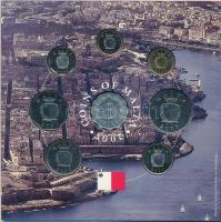 Málta 2007. 1c-5M (8xklf) dísztokos forgalmi szett T:1
Malta 2007. 1 Cent - 5 Mark (8xdiff) coin set...