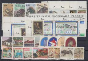 1986-1988 29 db bélyeg, közte teljes sorok, ívszéli és ívsarki értékek, 1986-1988 29 stamps
